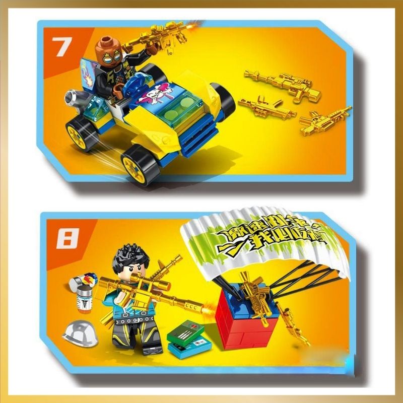 Đồ chơi lắp ráp lego tấn công tổng lực 8 trong 1 size nhỏ cho bé trên 5 tuổi