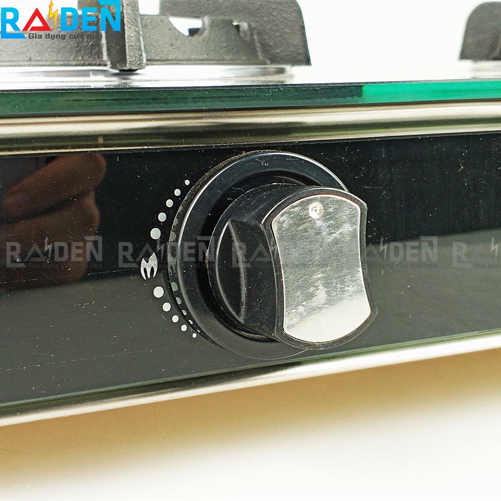 Bếp ga đôi Hayasa HA-8800A đầu đốt inox 304, kiềng gang dày chắc chắn