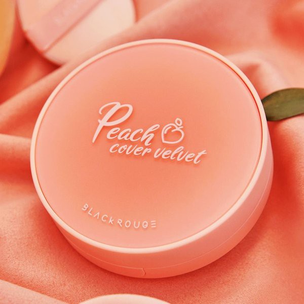 Phấn Nước “Trái Đào” BLACK ROUGE Peach Cover Velvet Cushion