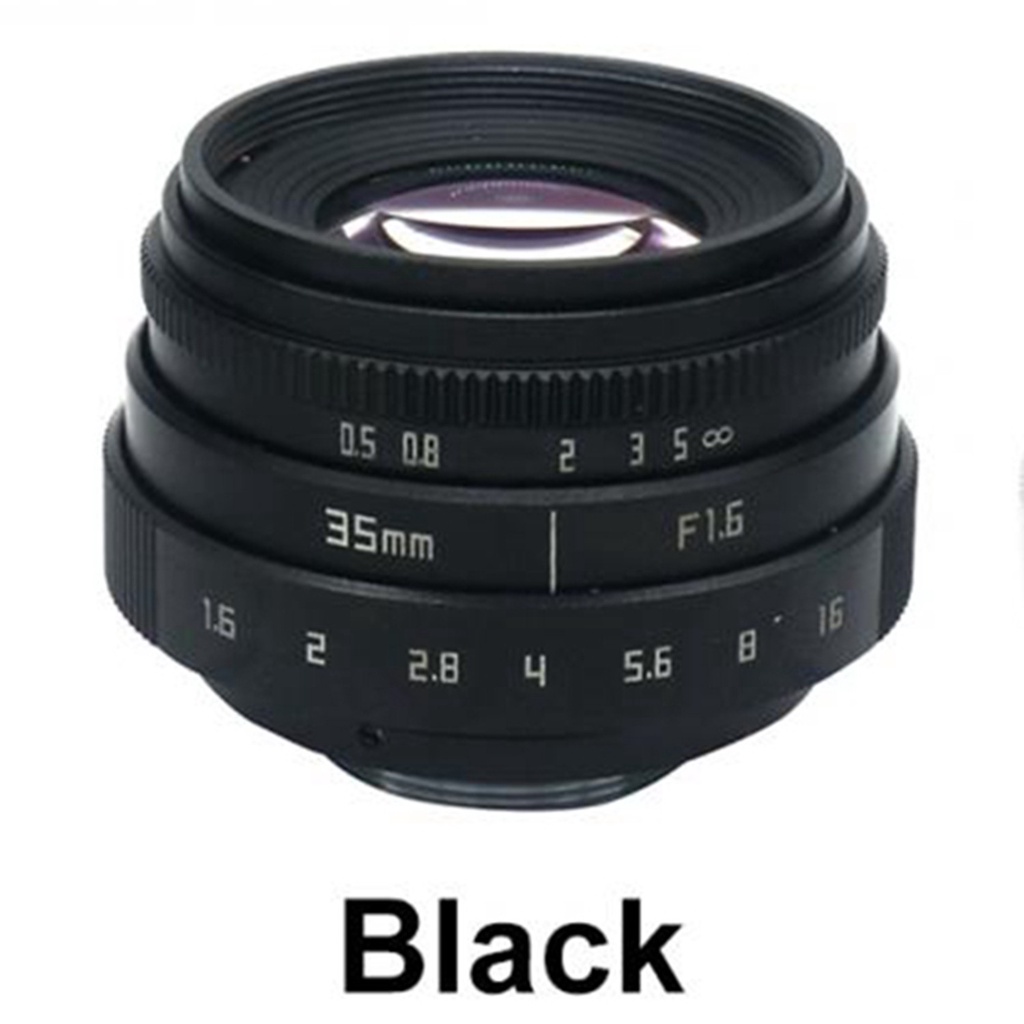 35mm F1.6 C Mount Camera Lens with Adapter Ring for Fujifilm X-E2 X-E1 X-Pro1 X-M1 X-A2 X-A1 X-T1