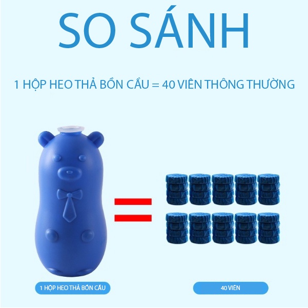 Lọ Thả Bồn Cầu Con Lợn Diệt Khuẩn Khử Mùi Tiện Lợi - Lọ Heo Thả Bồn Cầu