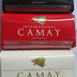 Xà bông soap cục camay đen đỏ