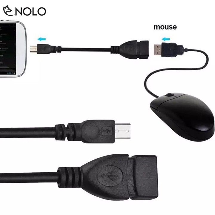 Cáp Truyền Đọc Dữ Liệu OTG Chuẩn 2.0 BS05 Chui MicroUSB Hỗ Trợ Các Dòng Điện Thoại Máy Tính