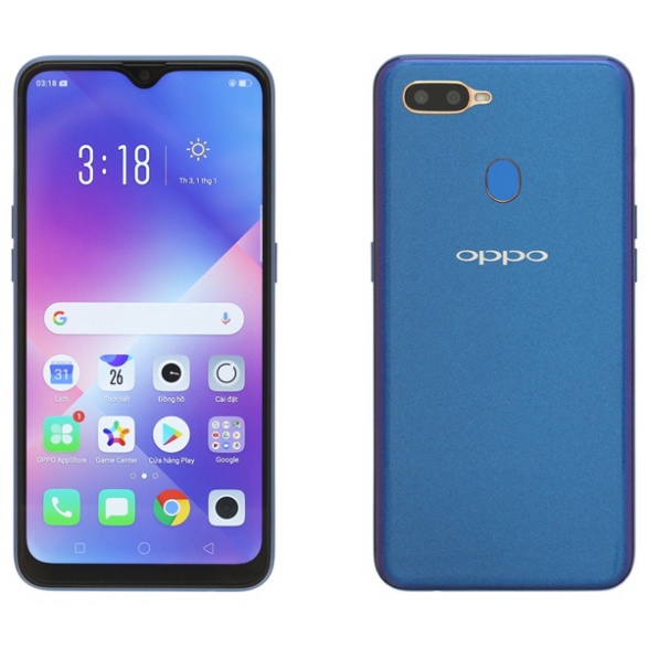 Điện thoại Oppo A5s 2sim ram 3G/32G mới Chính Hãng, màn hình 6.2inch, Camera siêu nét MSP 021