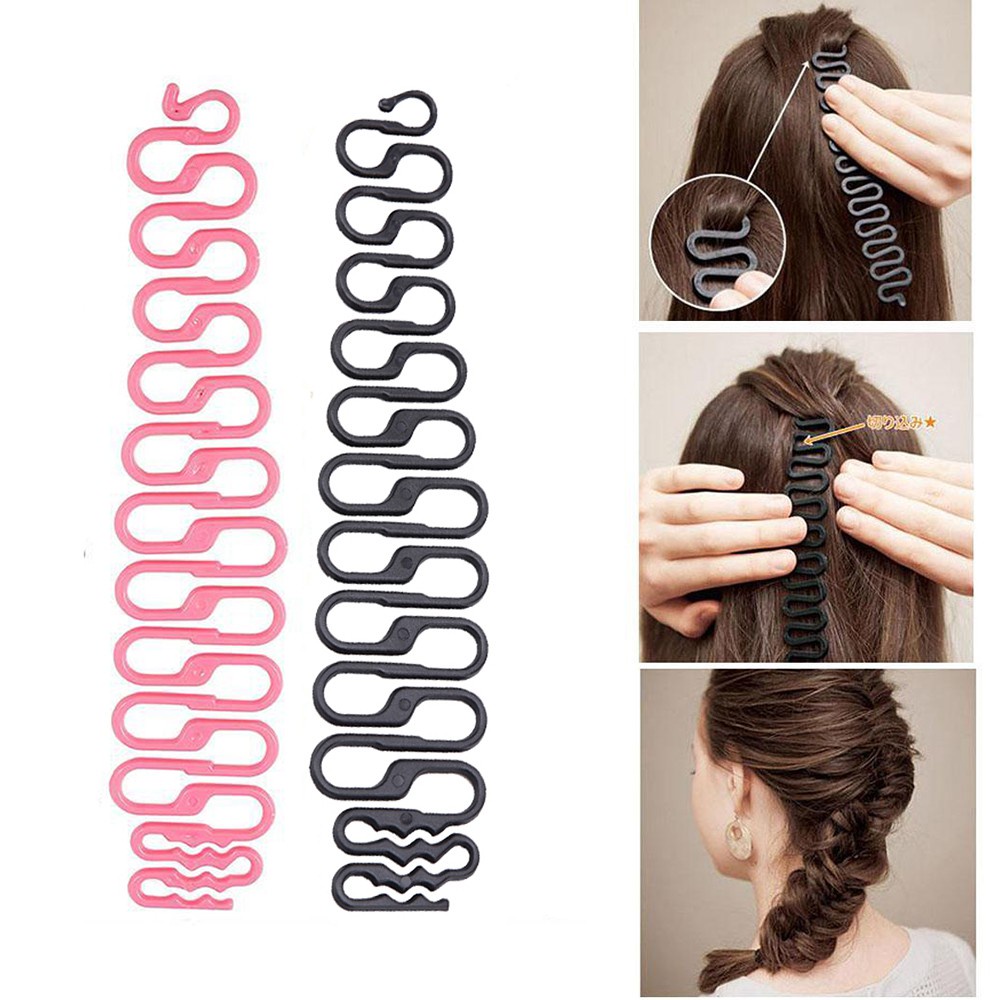 Dụng cụ tết tóc nhiều màu sắc thời trang dễ sử dụng cho nữ