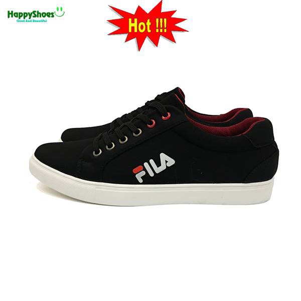 Giày Sneaker Nam Fila Đen Dây Vải