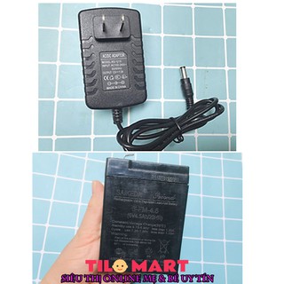  Cục sạc  Bình điện acquy 6V 12V xe điện trẻ em TILOKIDS 