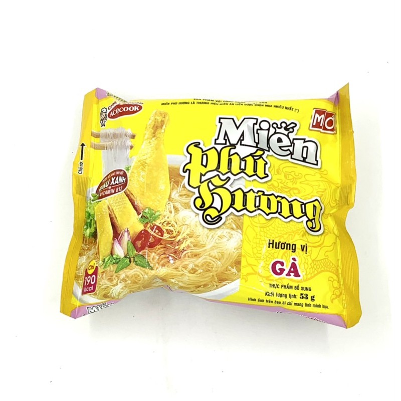 MIẾN PHÚ HƯƠNG GÀ/ THỊT BẰM/ SƯỜN HEO/ THỊT HEO NẤU MĂNG 58G