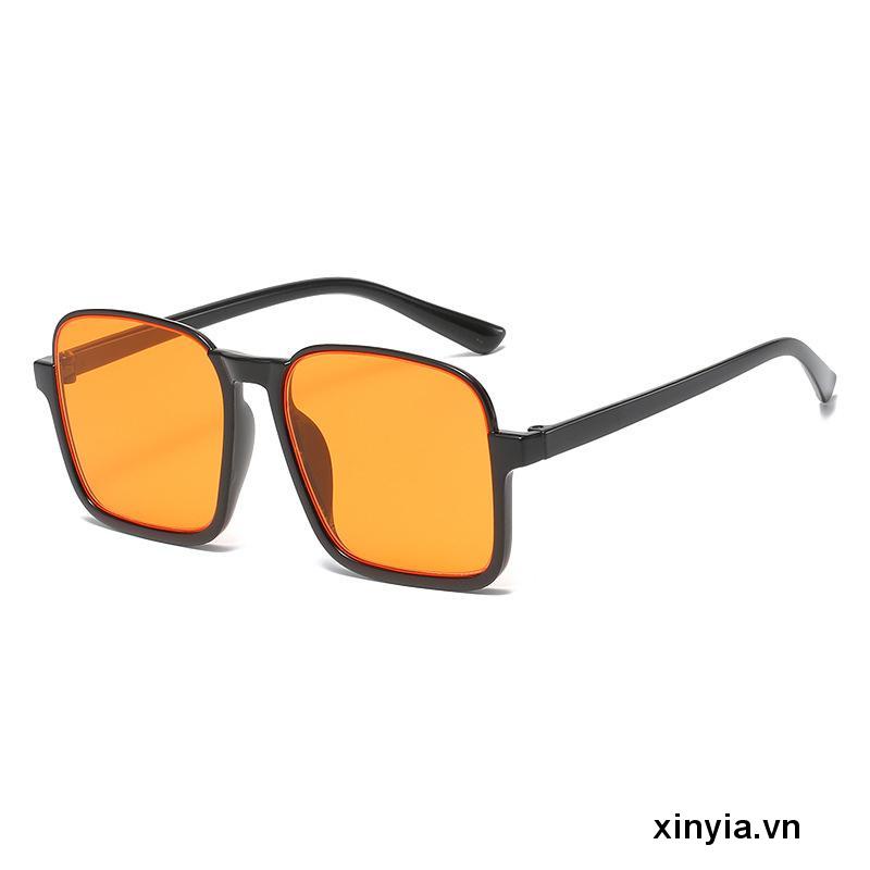 Kính Râm Gọng Vuông Lớn Bằng Kim Loại Thời Trang Hàn Quốc 2022