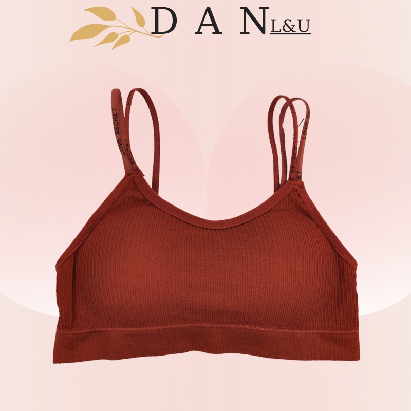 Áo Ngực Thể Thao Nữ Phối Lưng Đan 2 Dây Đồ Tập Gym Yoga DAN L&amp;U 8156