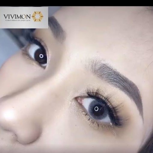 Kính áp tròng cận xám khói VIVIMOON Gloria Gray 14.0 mm