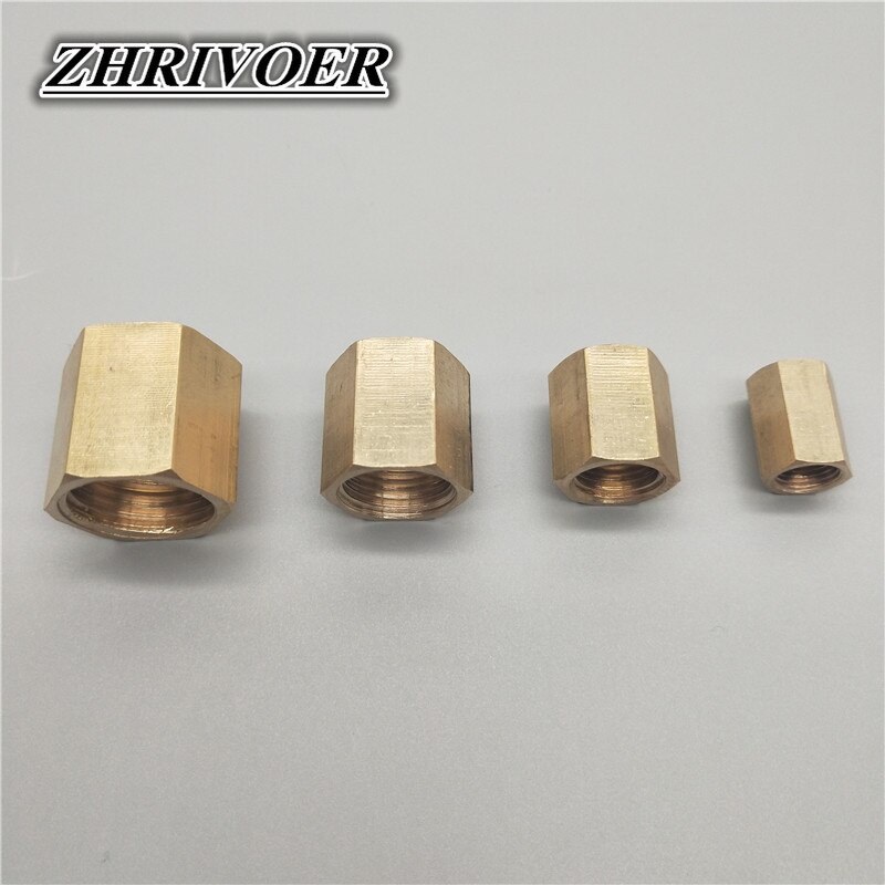 Khớp nối đồng ren ngoài và ren trong cỡ 10mm 13mm 17mm 21mm 27mm