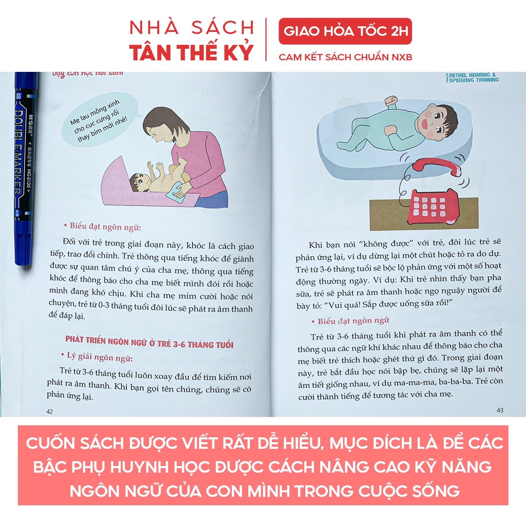 Sách - Dạy con học nói sớm phát triển ngôn ngữ