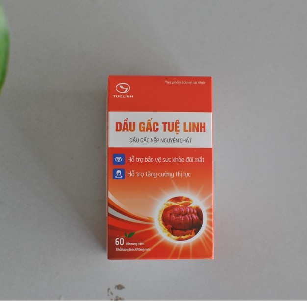 Dầu Gấc Tuệ Linh - Phòng chống cận thị, làm đẹp da Hộp 60 Viên Coastlinecare Pharmacy