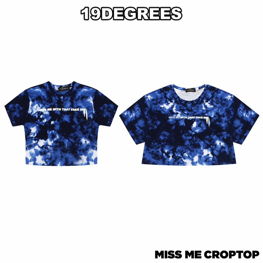 Miss Me Croptop (Áo Croptop Loang xanh Miss Me) // 19 DEGREES