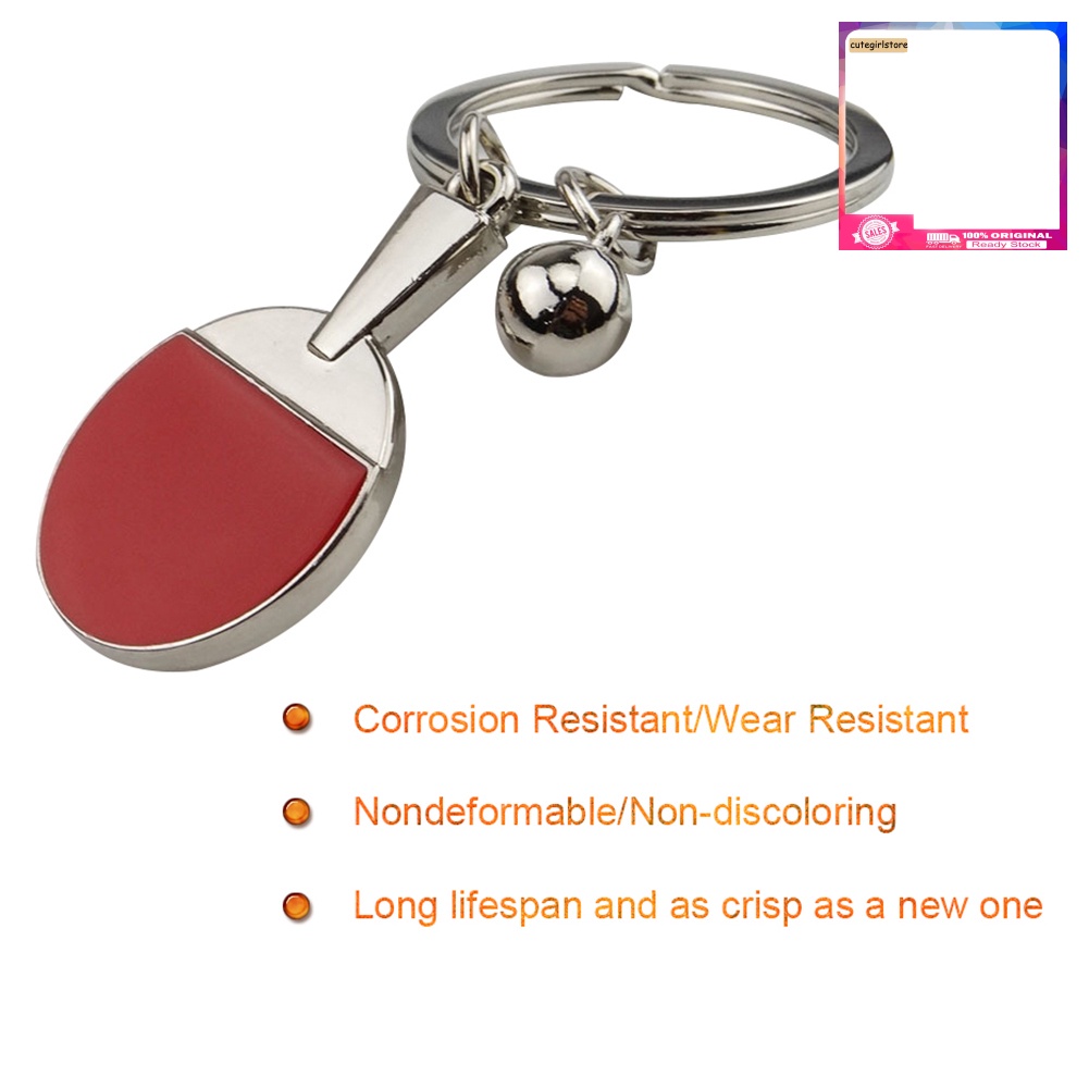 Móc khóa kiểu vợt bóng bàn Pingpong