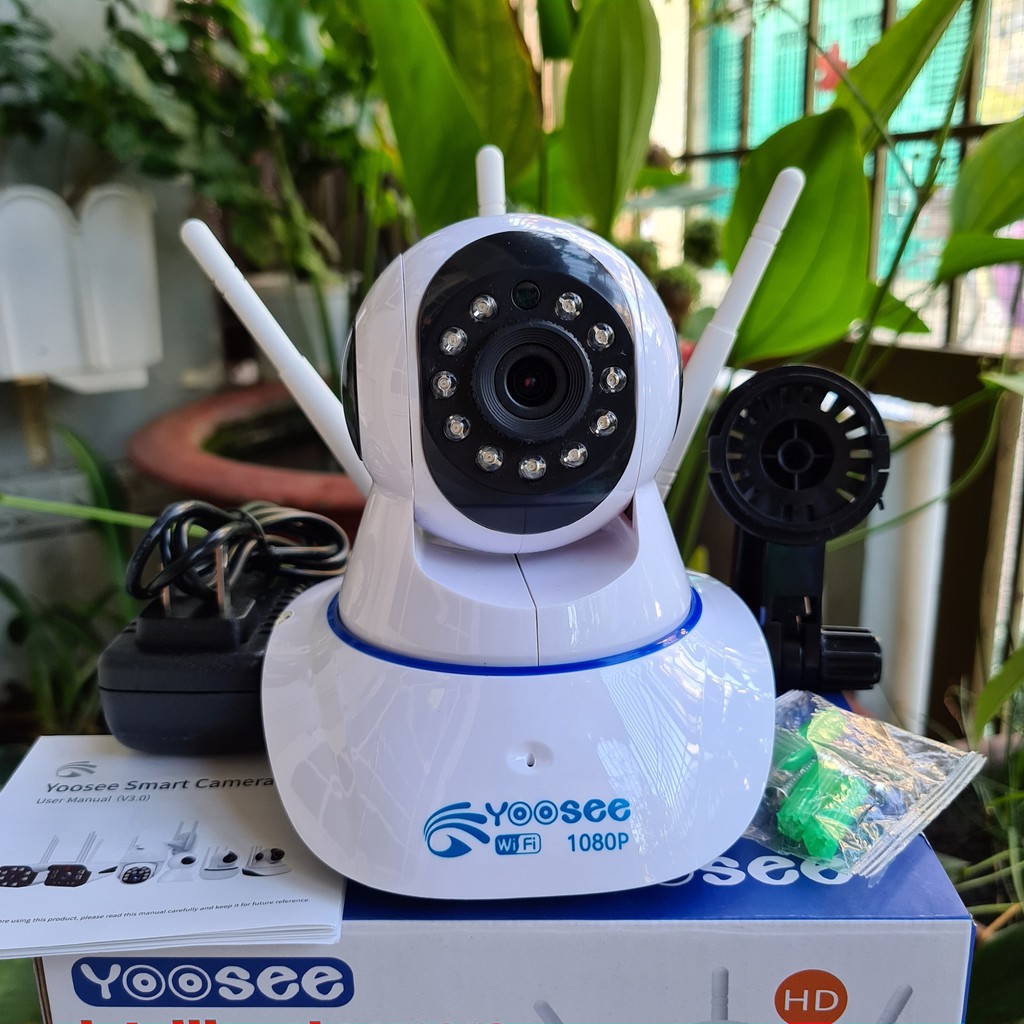 CAMERA YOOSEE 3 RÂU 2.0Mps - HD1080 KÈM THẺ NHỚ MIXIE/YOOSEE 32G - XOAY 360 ĐỘ - HÌNH ẢNH SẮC NÉT | BigBuy360 - bigbuy360.vn