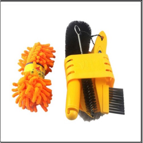 Bộ vệ sinh chăm sóc xe đạp bộ rửa xe đạp Cylion all in one 8 món