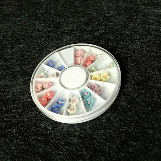 Khay Nails, Trang trí Móng tay Hoa gốm 6mm
