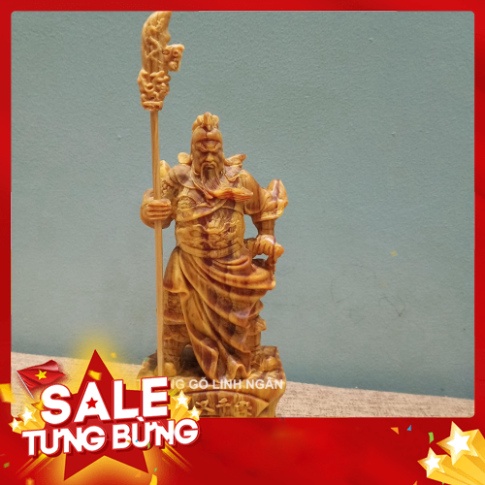 Quan công gỗ huyết long cao 20
