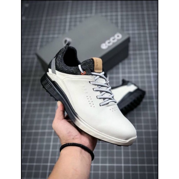 Giày Golf Nam Hãng Ecco Dây Buộc Đế Chống Trượt, Chống Thấm Nước Tốt. ảnh thật