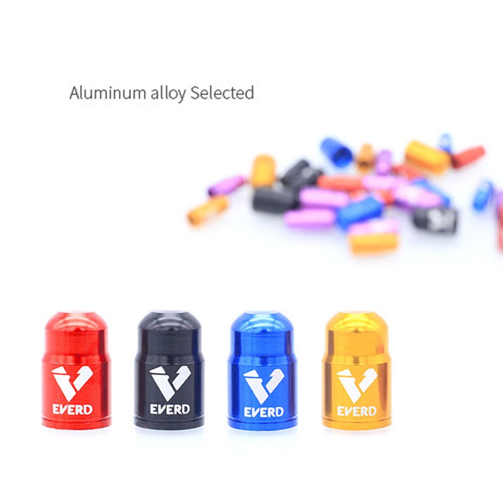 Nắp van bánh xe đạp bằng nhôm siêu nhẹ chống bụi nhiều màu tiện dụng
