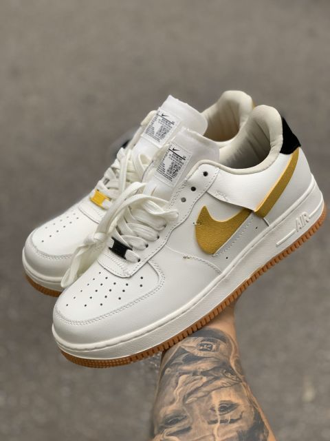 < VIDEO + ẢNH THẬT > GIÀY SNEAKER AF1 VÀNG ĐEN THẤP CỔ