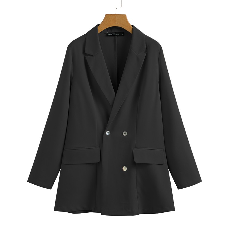 Áo Khoác Blazer ZANZEA Tay Dài Cổ Bẻ Thời Trang Phong Cách Hàn Quốc | BigBuy360 - bigbuy360.vn