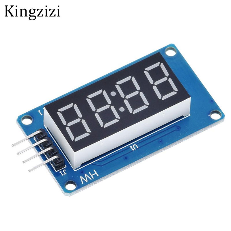 Mô đun hiển thị màn hình kỹ thuật số 4 Bit Tm1637 7 4 chữ số đèn LED