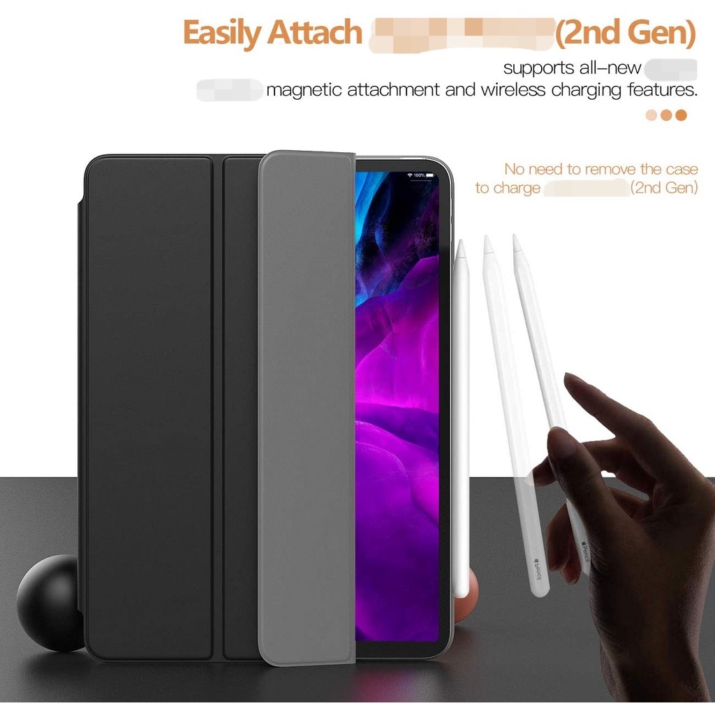 Ốp Máy Tính Bảng Da PU Nắp Gập Từ Tính Cho iPad Pro 11 12.9 Air 4 4th gen Air 5 5th gen 10.9 inch Mini 6 2021 2020 2018