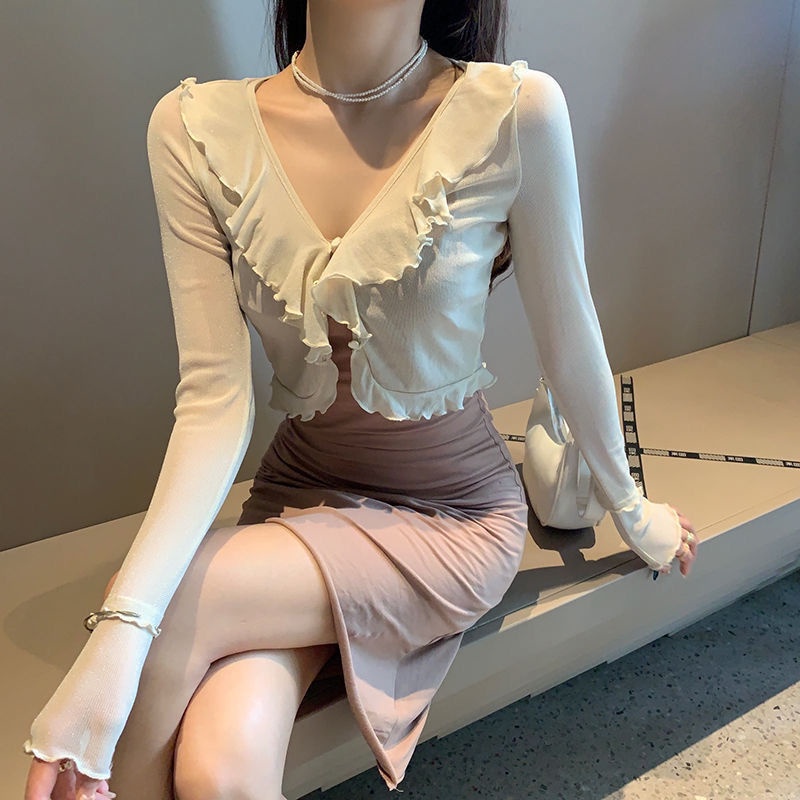Áo Khoác Cardigan Vải Lụa Mỏng Chống Nắng Thời Trang Mùa Hè Cho Nữ