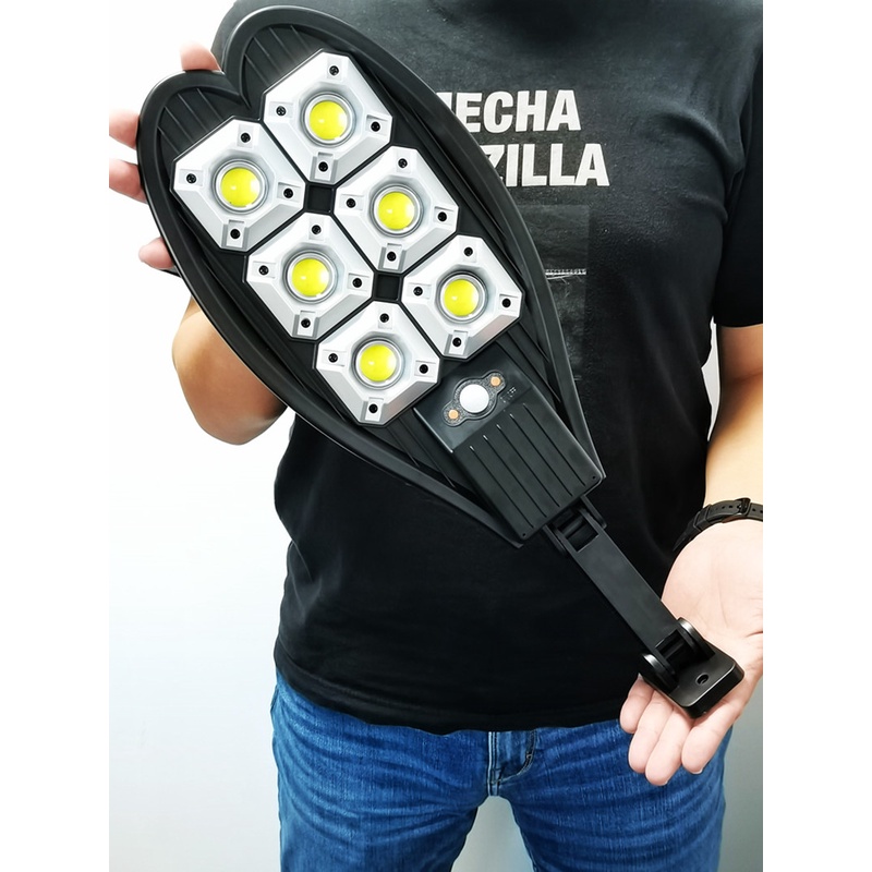 Mới Đèn LED 108COB Cảm Biến Chuyển Động PIR 10000LM Sử Dụng Năng Lượng Mặt Trời Dùng Ngoài Trời