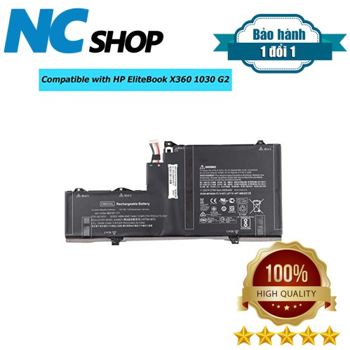 Pin laptop HP EliteBook X360 1030 G2, OM03XL (ZIN) – 3 CELL