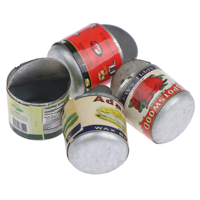 Bộ 4 Hộp Đựng Thực Phẩm Mini Trang Trí Nhà Cửa