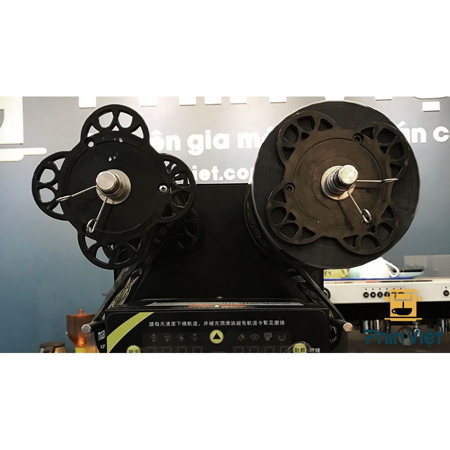 Máy dập nắp cốc ép miệng ly tự động Fest RC 95 - máy cho quán trà sữa trà chanh