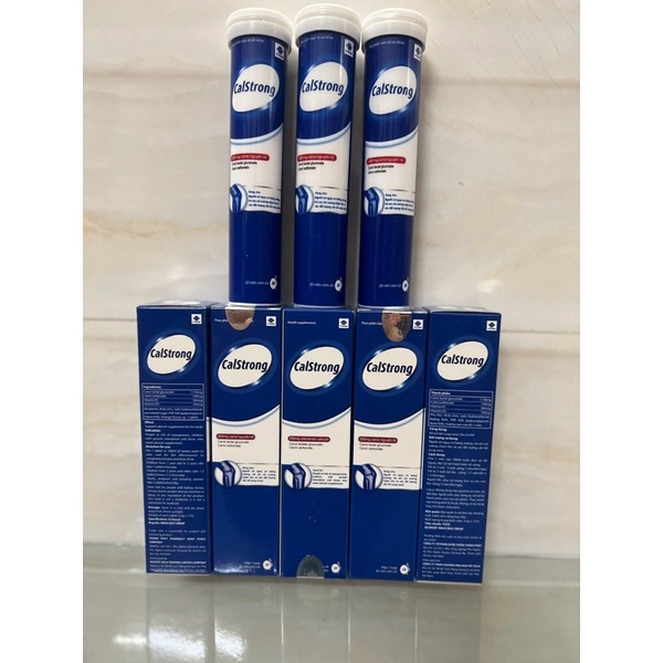 Tuyp sủi Calstrong bổ sung Canxi 20 viên