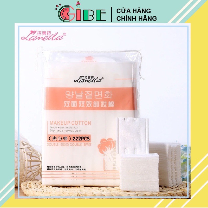 [Mã COS1904 giảm 8% đơn 300K] Bông tẩy trang Lameila số 1 nội địa Trung 222 miếng giá rẻ