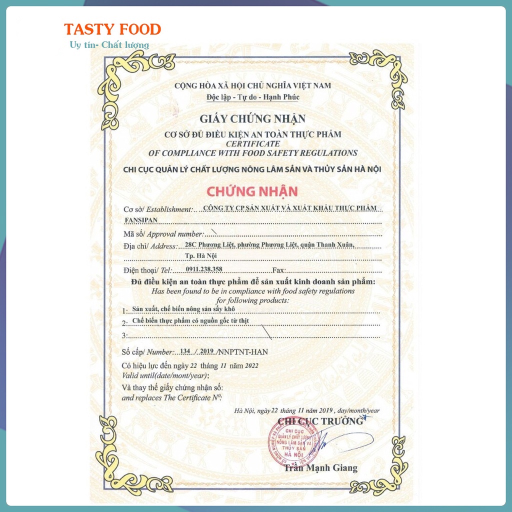 KHÔ BÒ VIÊN Fansipan thượng hạng gói 50g, khô bò cục ,bò khô đảm bảo vệ sinh an toàn thực phẩm Tasty Food