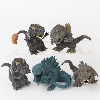Bộ 5 Mô Hình Khủng Long Godzilla Mini - Godzilla: King Of The Monster