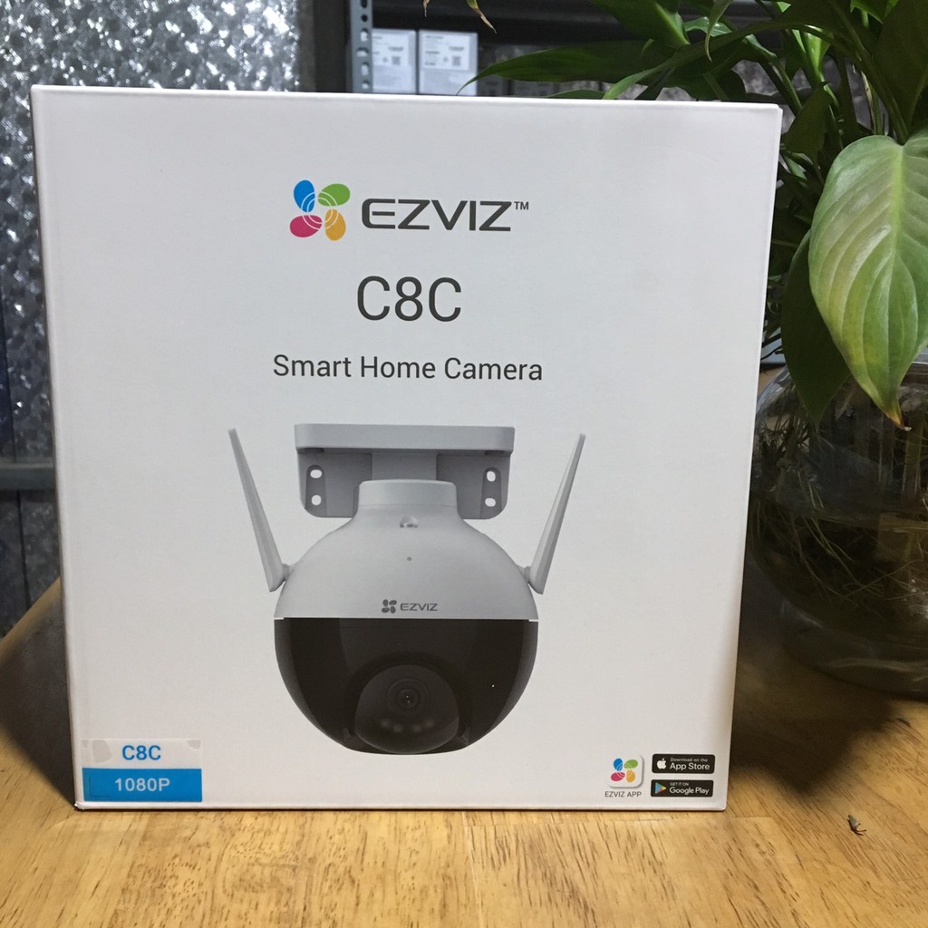 Camera WIFI Ngoài Trời Xoay 360 EZVIZ C8C 1080P Có màu Ban Đêm BÁO TRỘM