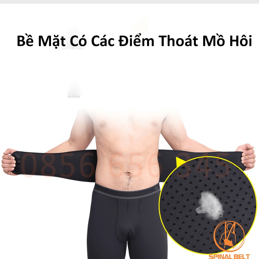 Đai Lưng Cố Định Cột Sống Cho Người Thoái Hóa - Thoát Vị Đĩa Đệm- MS1- Mẫu 8 Thanh Đỡ