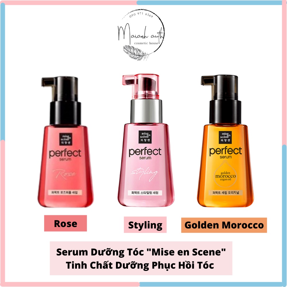 Serum dưỡng tóc Mise En Scene perfect repair hair dạng gel - phục hồi hư tổn, dưỡng tóc chắc khỏe