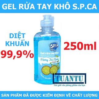 [CHÍNH HÃNG] Gel rửa tay khô SPCA 250ml - S.P.CA