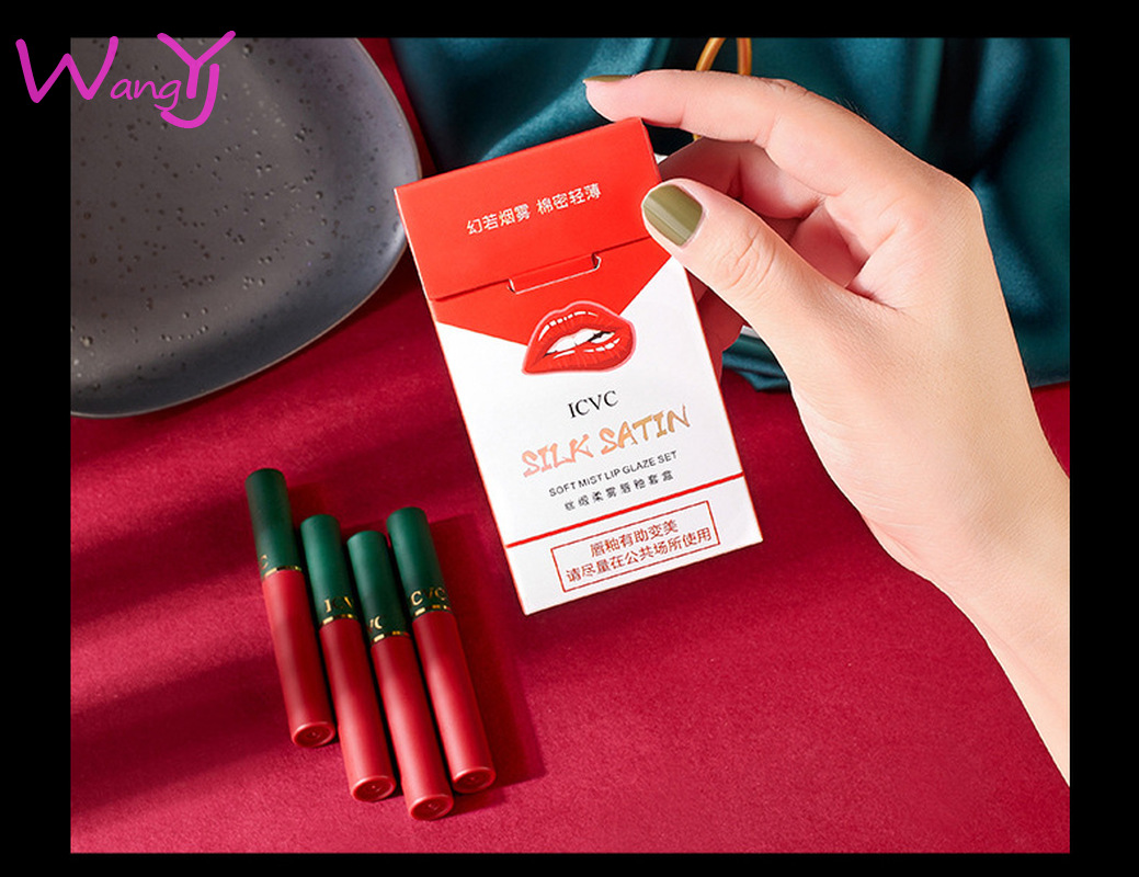 (Hàng Mới Về) Son Môi 4 Màu Sắc Tùy Chọn Chống Nước Không Phai Không Dính Cốc | BigBuy360 - bigbuy360.vn