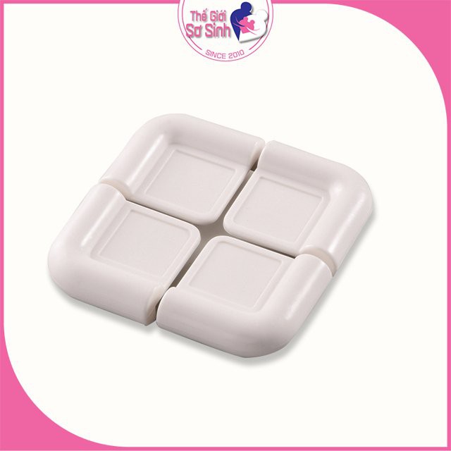 Nút Nhựa Bịt Chân Góc Bàn Kuku Ku5356, Tránh Va Đập - Hộp 4 Miếng - Thế Giới Sơ Sinh