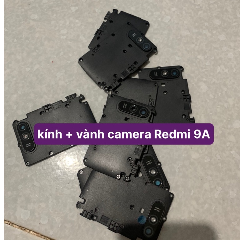 bộ kính camera xiaomi redmi 9A - gồm kính và vành