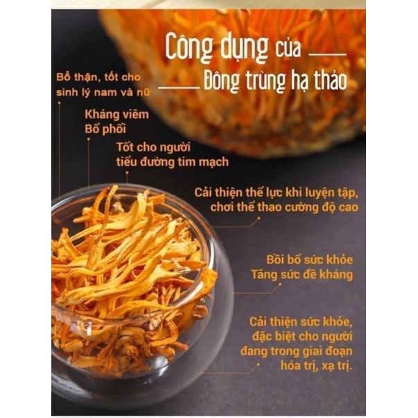 GIÁ SỐC:  Nước Đông Trùng Hạ Thảo Cao Cấp Hàn Quốc, Hộp Vàng 30 Gói x 70ml