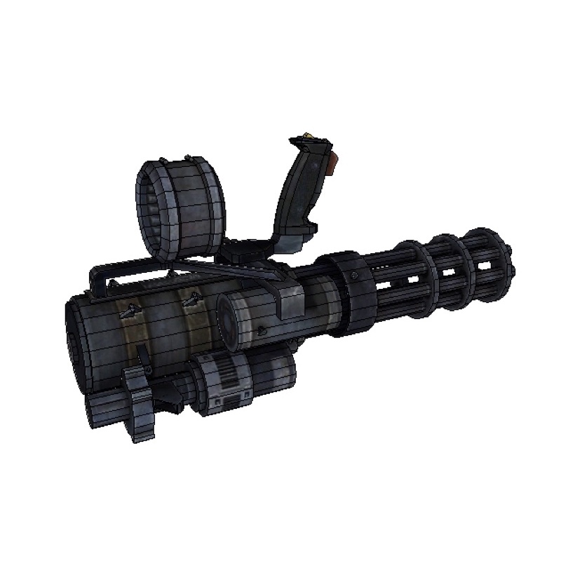 Mô hình giấy Gatling Gun (1-1) – Resident Evil 3