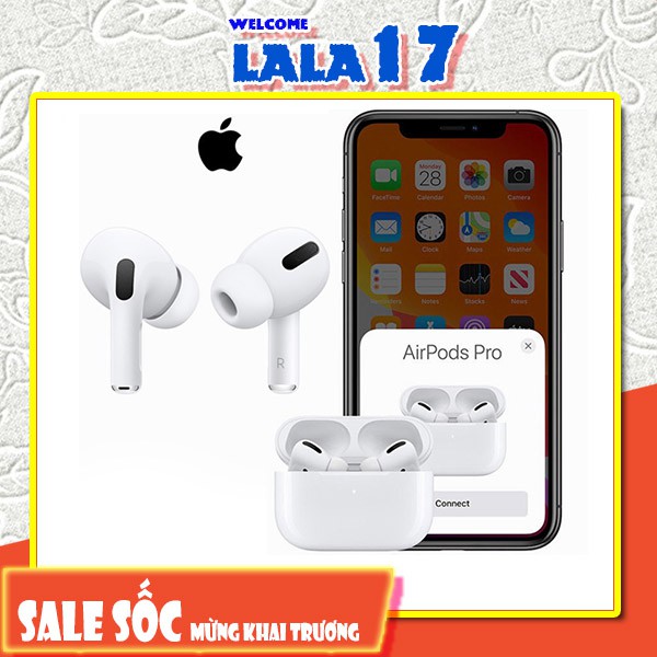 Tai Nghe Airpod Pro Thế Hệ 3 CAO CẤP Cảm Biến Đa Điểm, Định Vị, Đổi Tên Bass Siêu Mạnh Giá rẻ nhất - Lala17