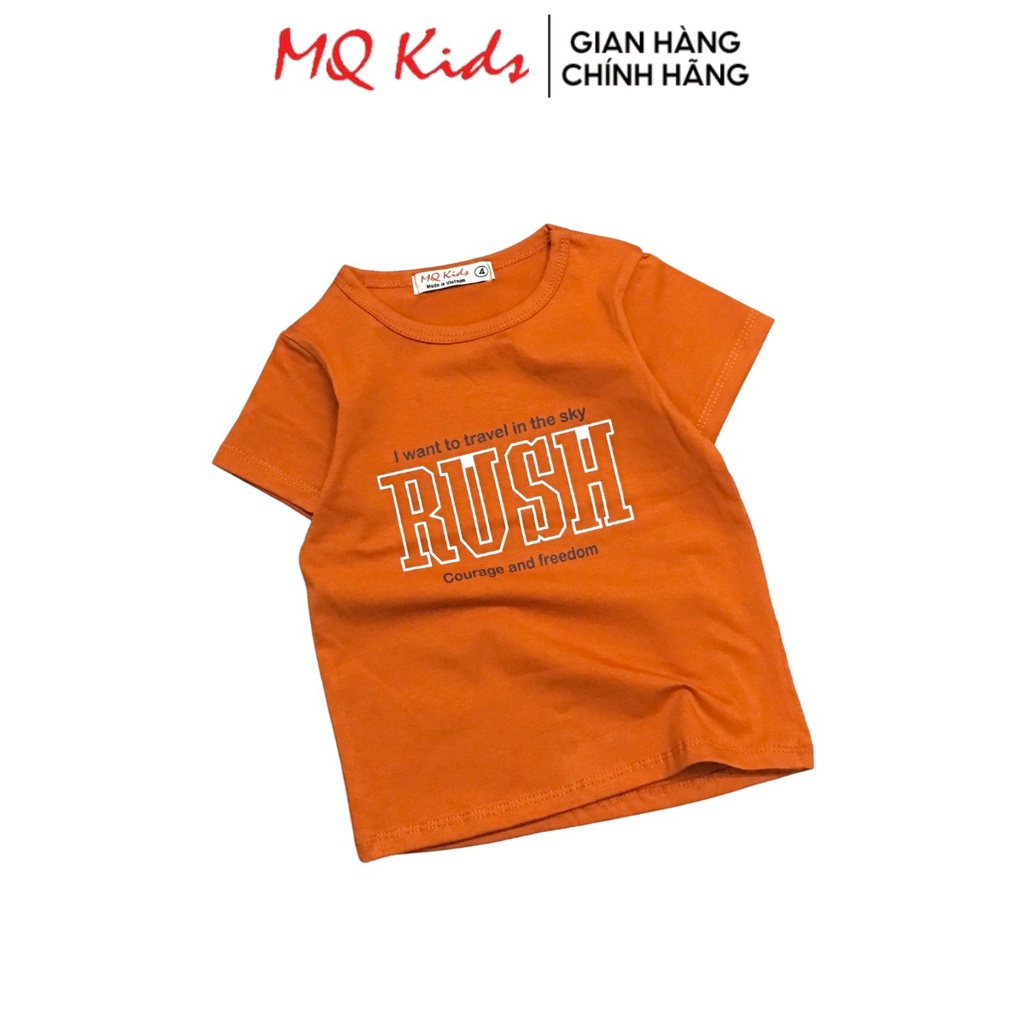 Áo thun bé trai size đại 21_40Kg💥BIG SIZE 💥 Áo phông tay lỡ trẻ em chất cotton mềm mịn